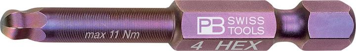 PB Swiss Tools Embout pour vis à six pans creux PB E6.212 Gr.4 (Inbus)