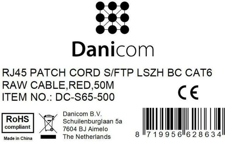 Produktbild Dsit CAT 6 Netzwerkkabel LSOH (CAT6, 50 m)