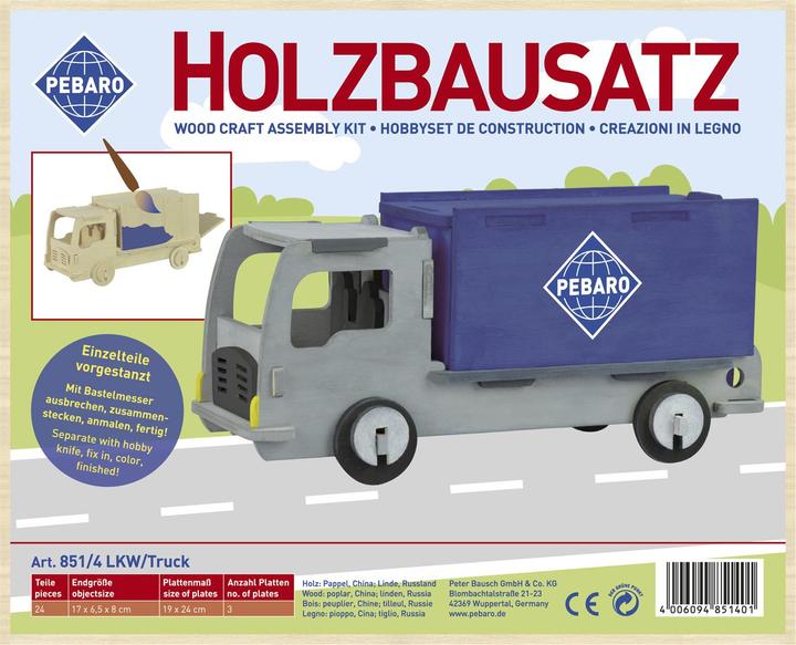 Produktbild Pebaro Holzbausatz "Lkw"
