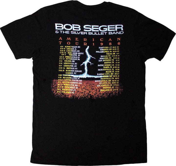 Produktbild Bob Seger & The Silver Bullet Band Tour '86 TShirt (XL)