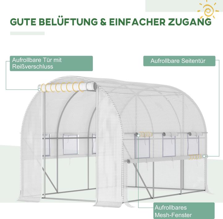 Actual product image Outsunny Foliengewächshaus