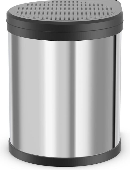 Produktbild Hailo Compact-Box M, Einbau-Mülleimer, 15 ltr, Edelstahl (15 l)