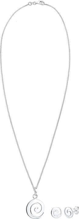 Immagine prodotto Elli Set di gioielli con cerchio rotondo a spirale in argento 925 (Argento 925)