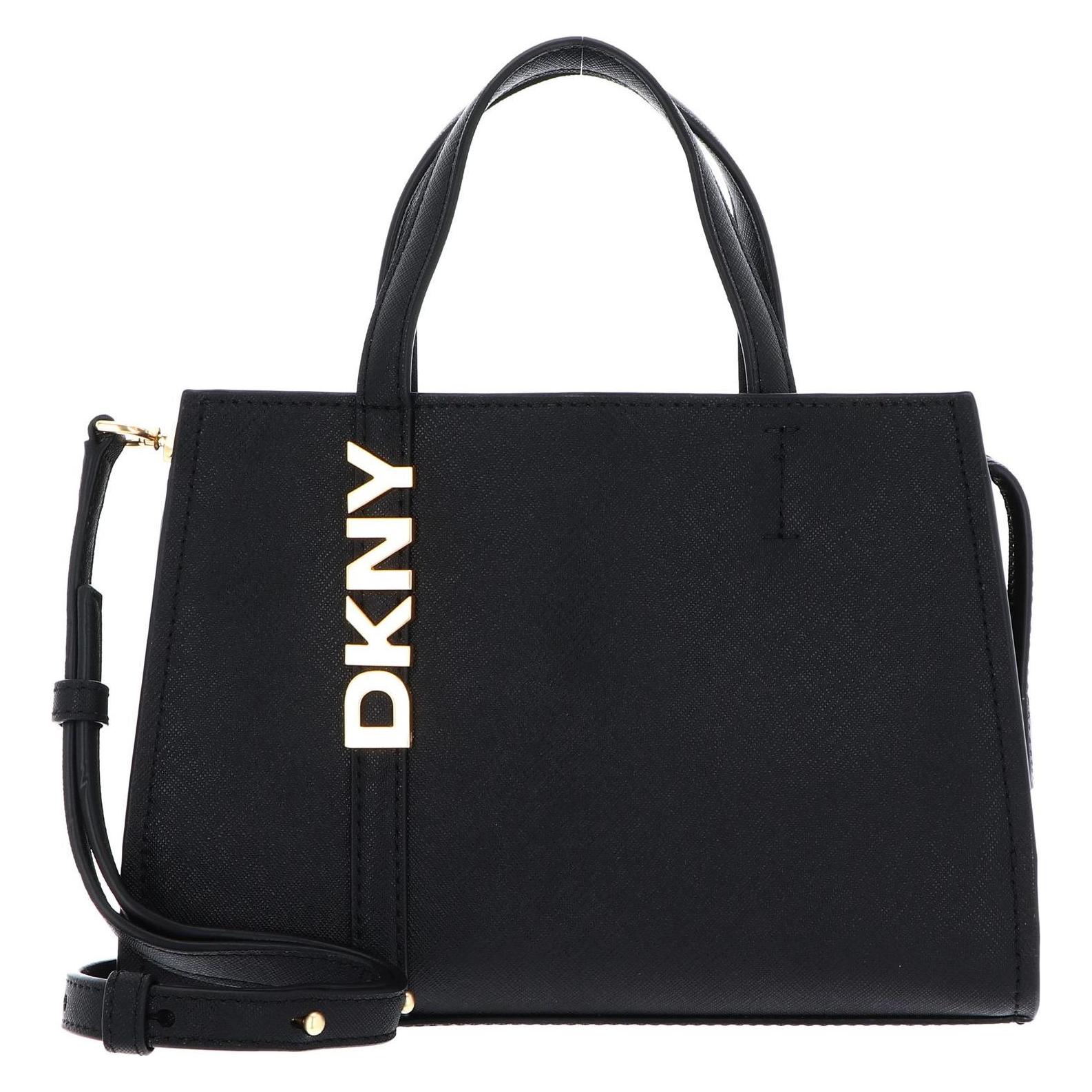 Dkny, Damen, Handtasche, Avril Satchel Bag, Schwarz