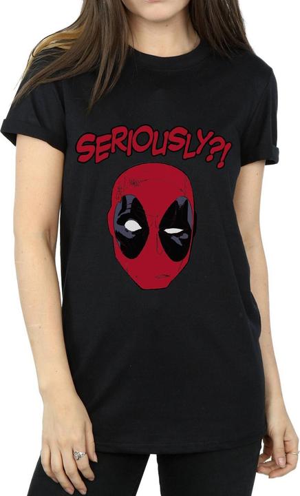 Image du produit Deadpool T-shirt boyfriend en coton Seriously Womens/Ladies (L)