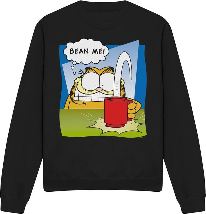 Actual product image Garfield Unisex Adult Bean Me Sweatshirt (S)