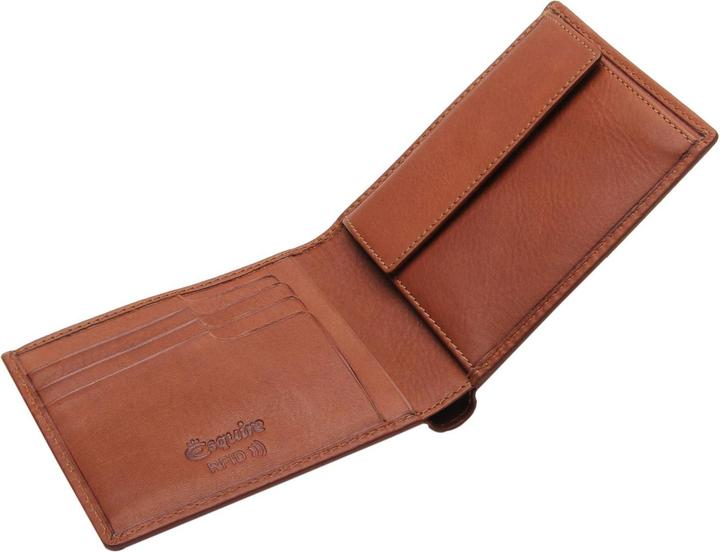 Actual product image Esquire Dallas wallet RFID protection leather 12 cm