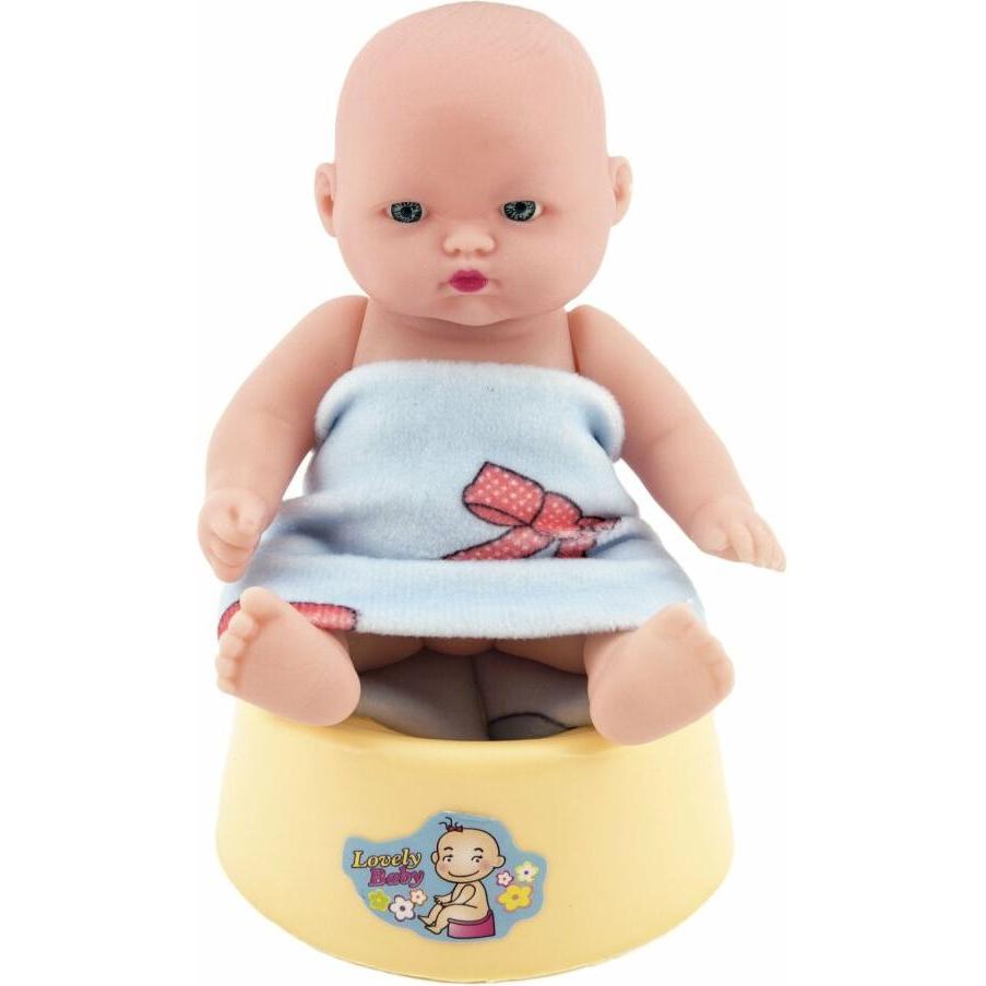 Teddies Baby im Kinderwagen