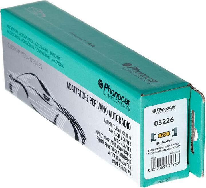 Produktbild Phonocar Radioblende schwarz Audi