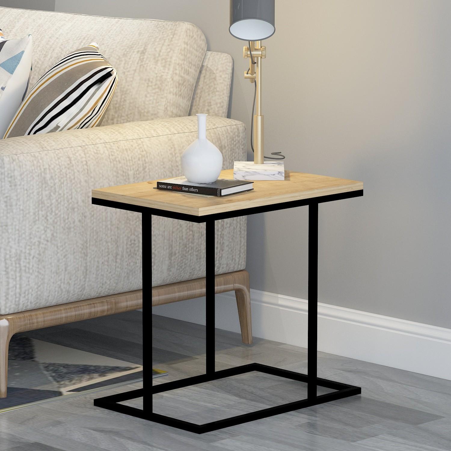 Hanah Home, Couchtisch + Beistelltisch, Shay (52 x 50 x 35 cm)