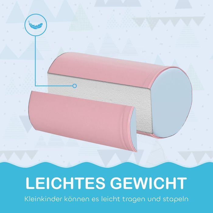 Image du produit Swisshandel24 Bausteinset 5er-Set Schaumstoff Bausteine Bauspielzeug, 1-3 Jahre, pink