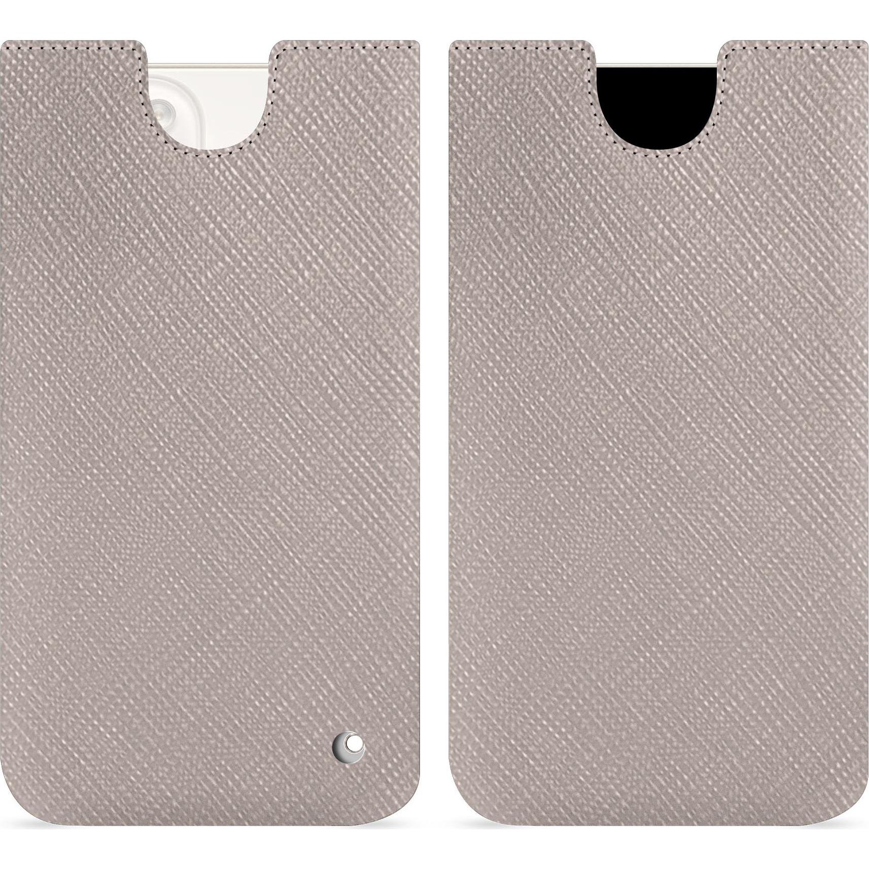 Thumbnail - Noreve Lederschutzhülle (Apple iPhone 15 Plus), Smartphone Hülle, Beige