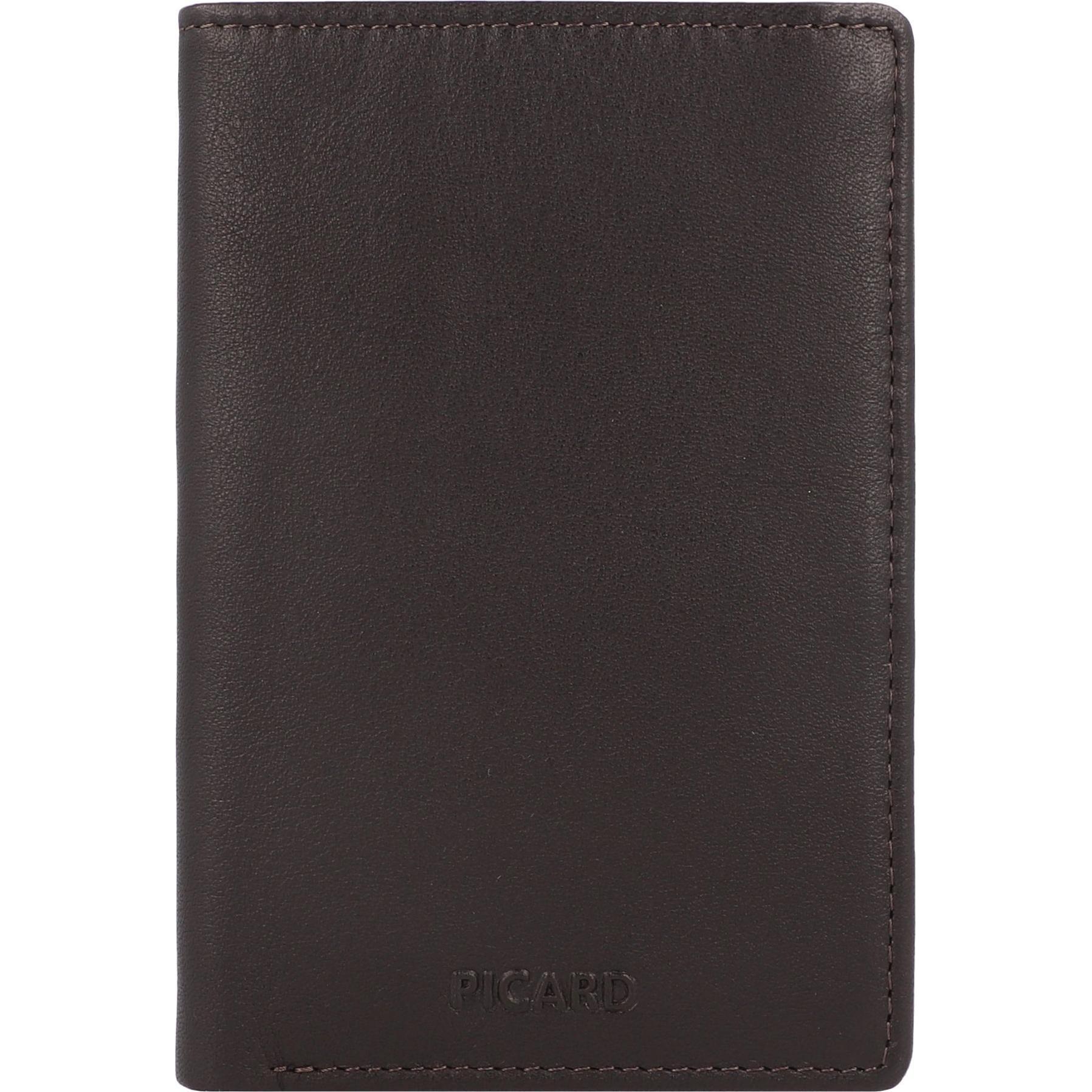 Picard, Reisezubehör, Brooklyn Reisepassetui Leder 12.5 cm, Braun, (Reisepasshülle)