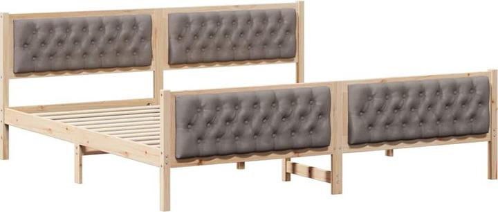 Produktbild vidaXL Modernes Bett (200 x 200 cm)