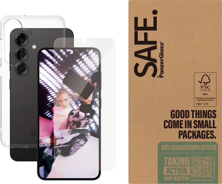 Produktbild PanzerGlass Mobile Screen Protector 2in1/Galaxy S25 Clear (Samsung Galaxy S25)