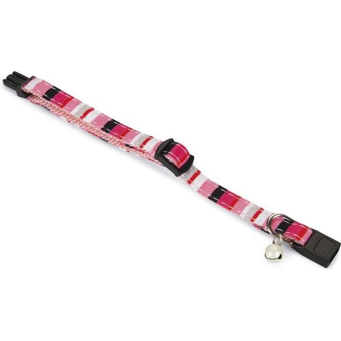 Thumbnail - Beeztees Bz Nyl Kittenhalsbd Joy Rosa 1 (Katze), Halsband + Leine