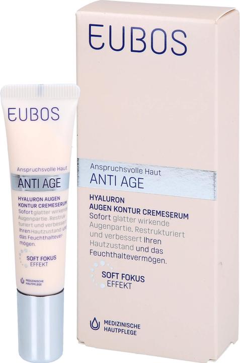 Immagine prodotto Eubos Crema contorno occhi Sensitive Hyaluron, 15 ml CRE (Siero per la cura degli occhi, 15 ml)