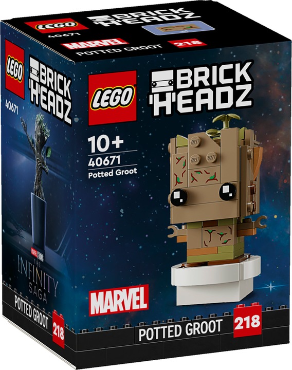 Produktbild LEGO Groot im Topf (40671, LEGO Brickheadz)
