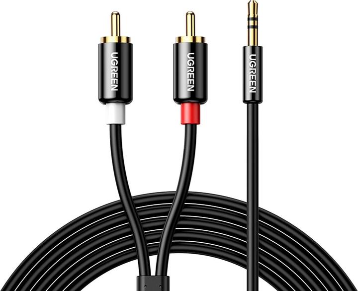 Image du produit Ugreen 2x RCA - jack 3,5 mm (2 m, RCA, Jack 3,5 mm (AUX))