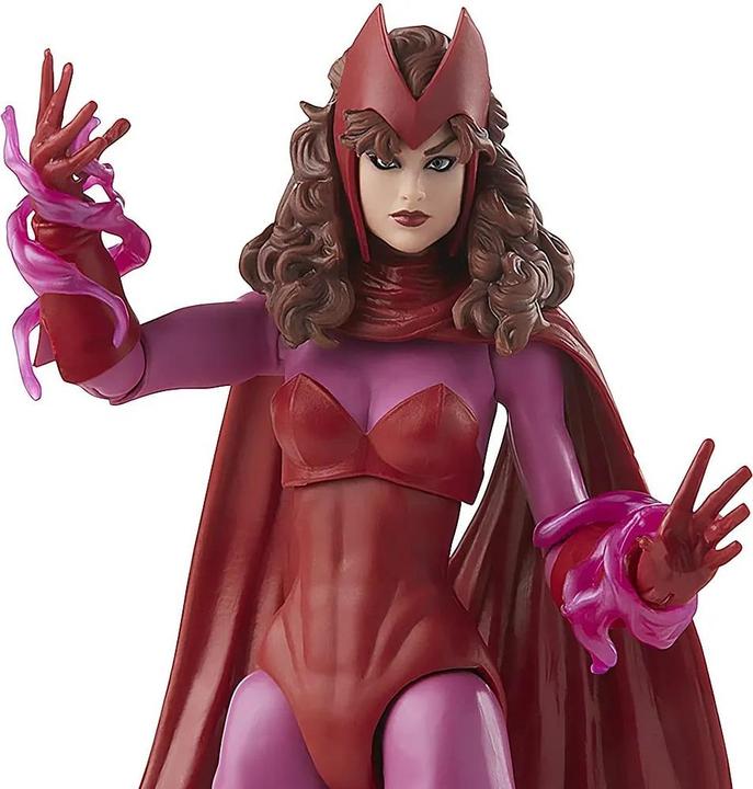 Productafbeelding Hasbro Legends Series Scarlet Witch, 15cm Retro Actie Figuur, 4 Accessoires