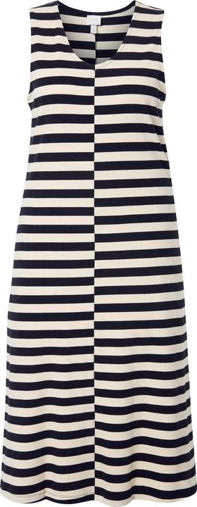Produktbild Ulla Popken Midikleid, Ringel, V-Ausschnitt, ärmellos (46, 48)