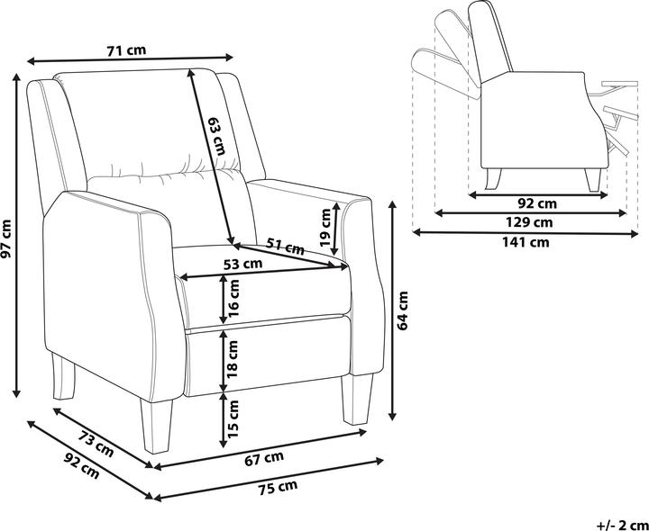 Actual product image Beliani Egersund