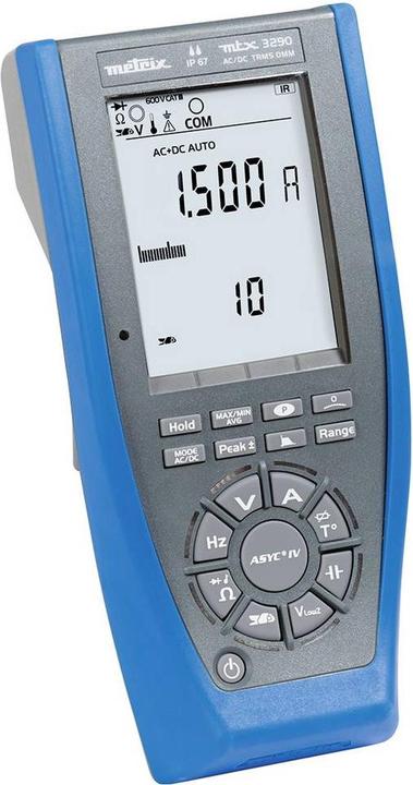 Immagine prodotto Metrix Multimetro portatile MTX3290 Calibrazione (CAT III 1000V, CAT IV 300V)