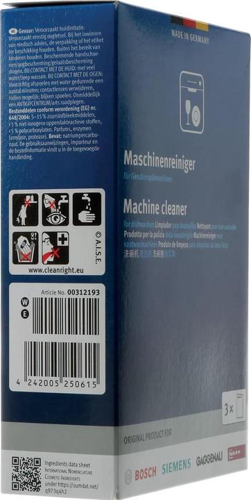 Image du produit Siemens Nettoyant pour lave-vaisselle (Poudre)