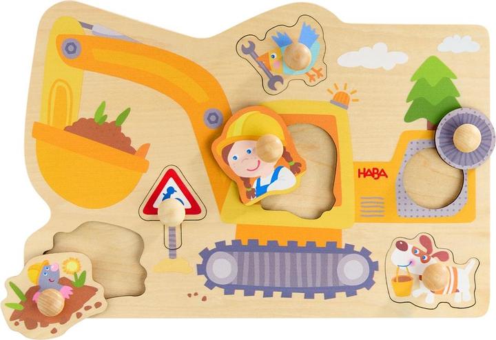 Actual product image Haba Greifpuzzle Bagger (6 pieces)
