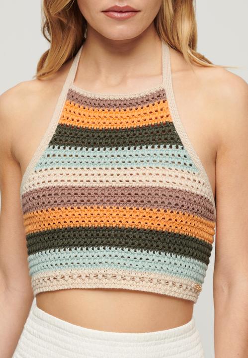 Produktbild Superdry Kurzes Häkeloberteil mit Nackenträger (10XL)