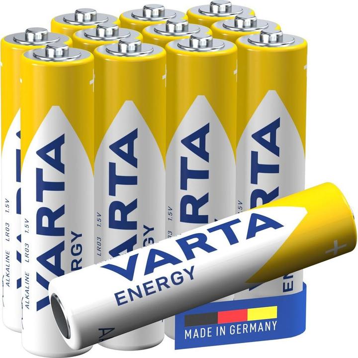 Immagine prodotto Varta Energia AAA Cube12 (12 pz., AAA / LR03 / Micro / R03 / AM4 / MN2400 / KR03, 1200 mAh)