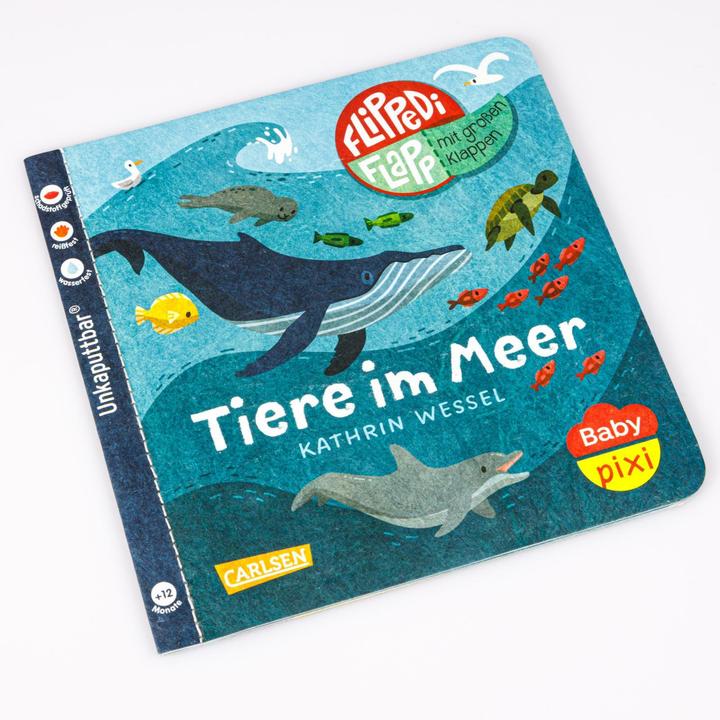 Produktbild Baby Pixi (unkaputtbar) 142: Flippediflapp: Tiere im Meer (Deutsch)
