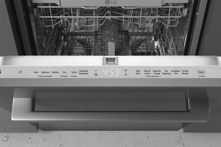 Produktbild LG QuadWash DB242TX Vollautomatischer Geschirrspüler Klasse D 46dB 14 Massgedecke Wi-Fi