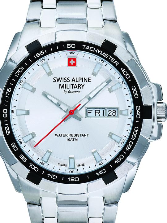 Produktbild Swiss Alpine Military 7043.1132 Day-Date 42mm 10ATM (Analoguhr, 42 mm)