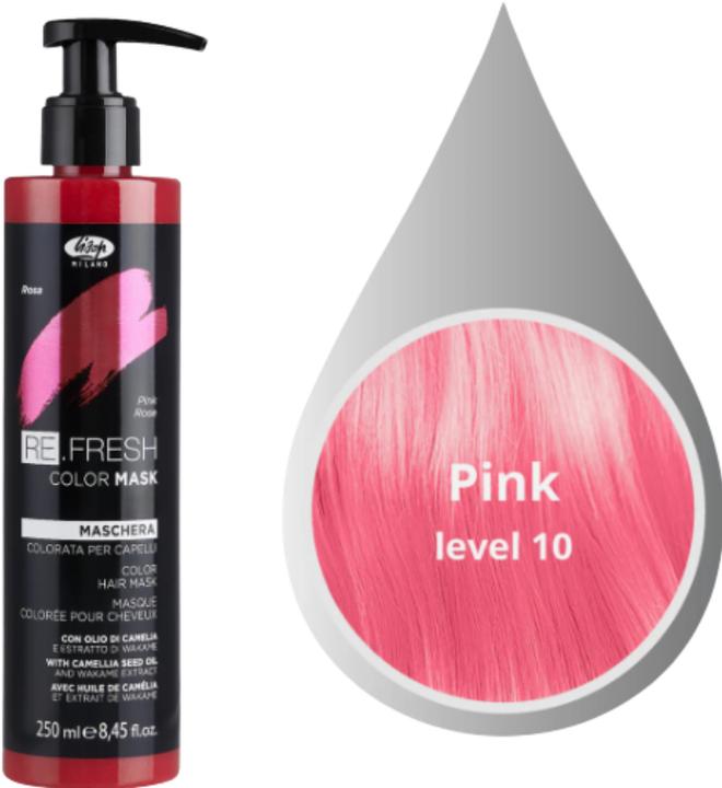 Image du produit Lisap Masque couleur ReFresh rose 250ml (250 ml)