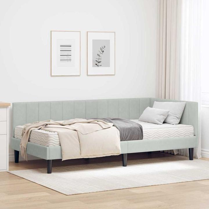 Actual product image vidaXL Eckbettgestell (90 x 190 cm)