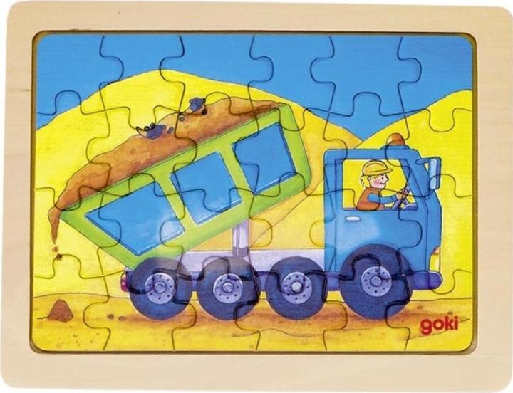 Produktbild Goki Einlegepuzzle Bei der Arbeit (24 Teile)