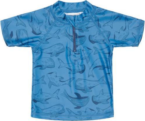 Little Dutch Maglietta da bagno a manica corta Sea Life Blue - 74/80 (74)