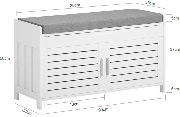 Produktbild SoBuy Jabari (90 x 50 x 33 cm)