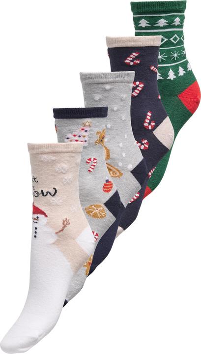 Actual product image Only Strümpfe CHRISTMAS Socken 5er Pack (5-pack, One size)