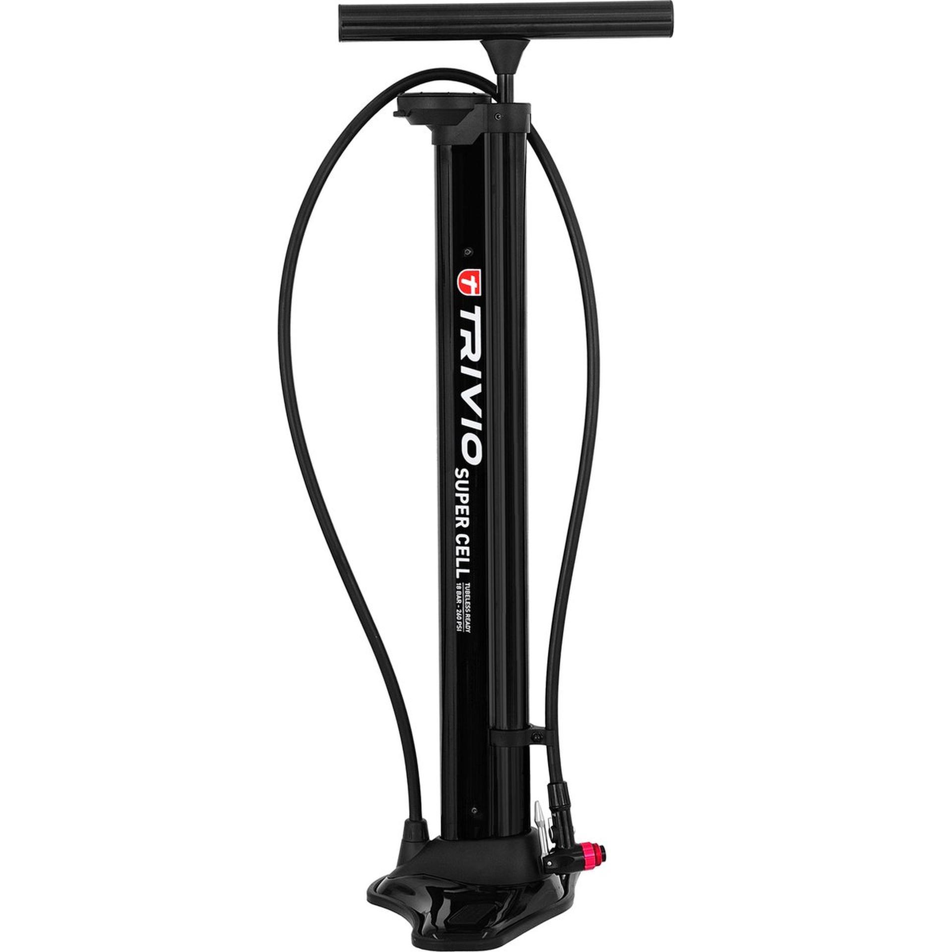 Trivio - Fahrradpumpe Superzell Hochdruck Dubeless 18 bar Aluminium (36351111)