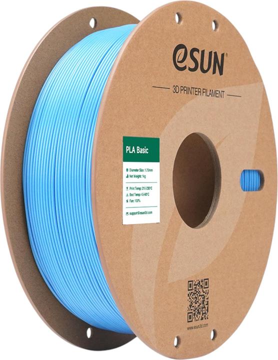 eSUN PLA BASIC 1,75mm LIGHT BLUE 1kg (PLA, 1.75 mm, 1000 g, Bleu)