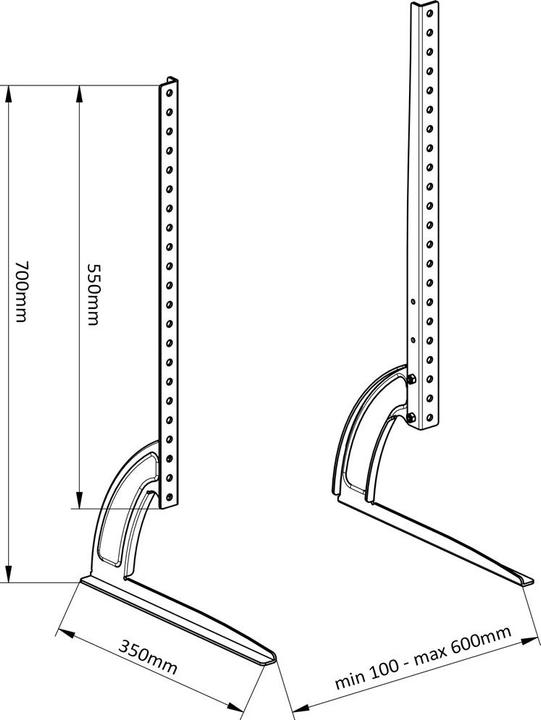 Produktbild Maclean MC-954 (Universal, 70", 50 kg)