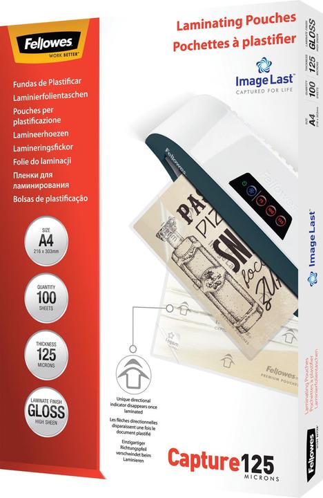 Image du produit Fellowes Capture 125 (A4, 100 pièce(s), 125 µm)