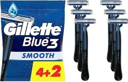Produktbild Gillette Blue 3 Smooth Razors 6 pcs