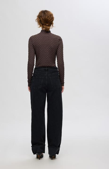 Produktbild Selected Femme Texturiertes Oberteil mit langen Ärmeln (XS)