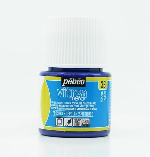 Produktbild Pebeo Vitrea 160 Mattefarben (Azur, 45 ml)