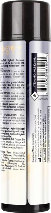Productafbeelding Sensuva Ultra-Thick Hybrid Personal Moisturizer Anal High 150 ml (150 ml)