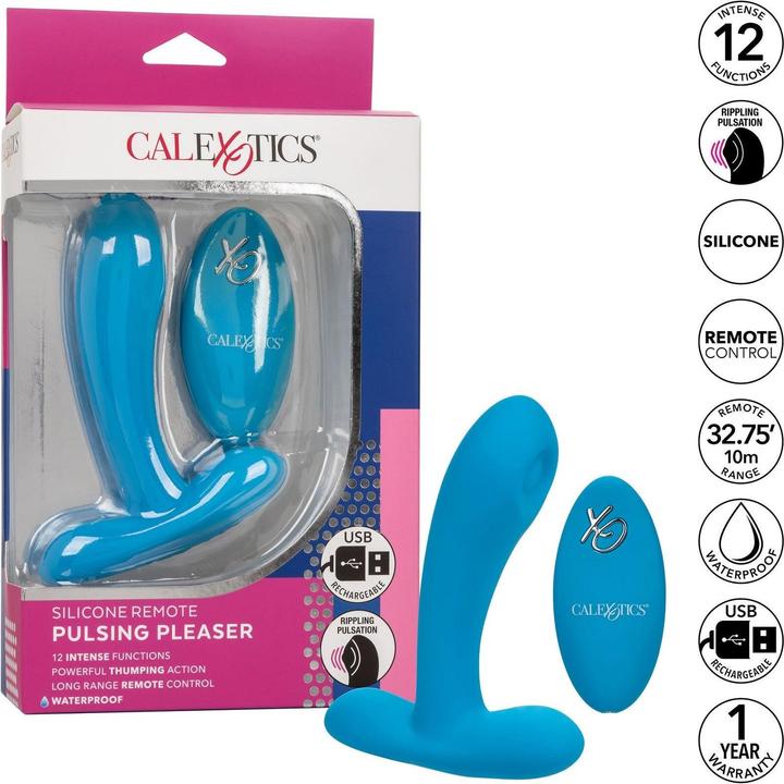Actual product image CalExotics Silicone Remote Pulsing Pleaser