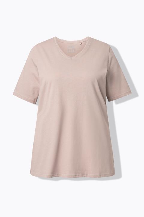 Actual product image Ulla Popken 2 Pack of Eco Cotton Basic Tees (60)